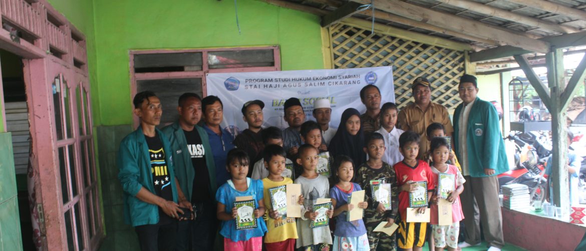 Prodi Hukum Ekonomi Syariah dan Al-Fayyad Berbagi Gelar Bakti Sosial