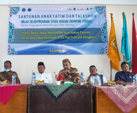 HMP HES Selenggarakan Santunan Anak Yatim dan Talk Show dalam Rangka Milad Program Studi HES STAI HAS yang Ke-12