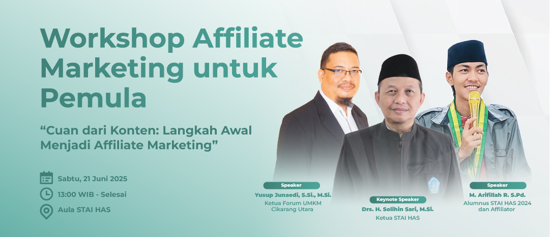 STAI HAS Selenggarakan Workshop Affiliate Marketing untuk Pemula